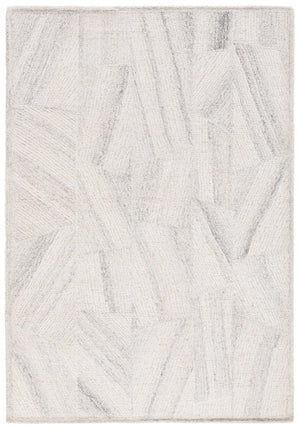 Safavieh Abstract Hand-Tufted Wool Viscose Runner Rug for Hallways and Entryways Beige Grey 5'-0" x 8'-0" ABT344B-5