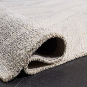 Safavieh Abstract Hand-Tufted Wool Viscose Runner Rug for Hallways and Entryways Beige Grey 5'-0" x 8'-0" ABT344B-5