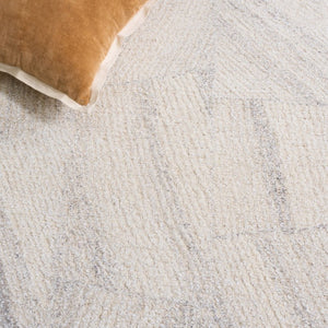 Safavieh Abstract Hand-Tufted Wool Viscose Runner Rug for Hallways and Entryways Beige Grey 5'-0" x 8'-0" ABT344B-5