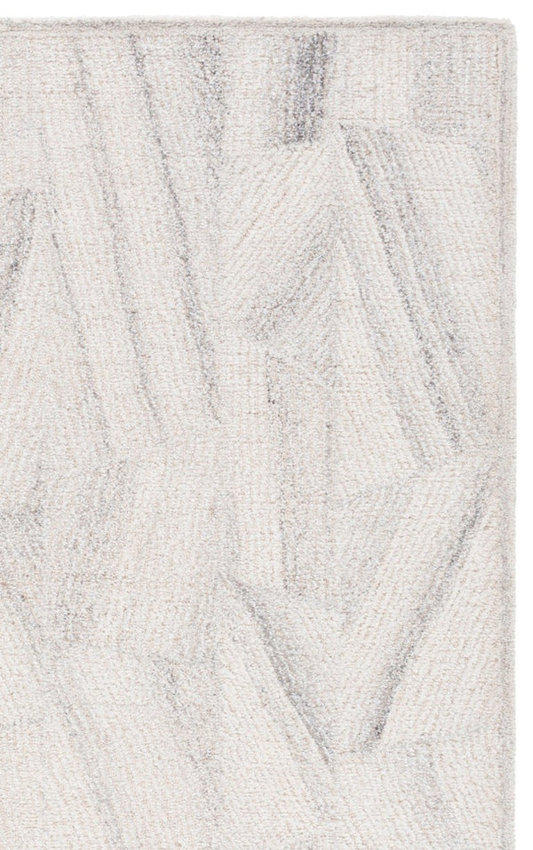 Safavieh Abstract Hand-Tufted Wool Viscose Runner Rug for Hallways and Entryways Beige Grey 6'-0" x 9'-0" ABT344B-6