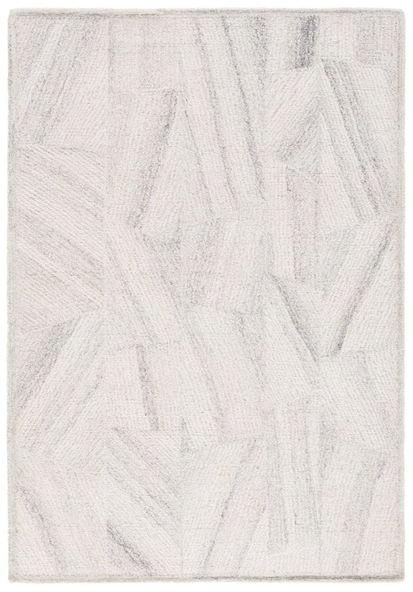 Safavieh Abstract Hand-Tufted Wool Viscose Runner Rug for Hallways and Entryways Beige Grey 6'-0" x 9'-0" ABT344B-6