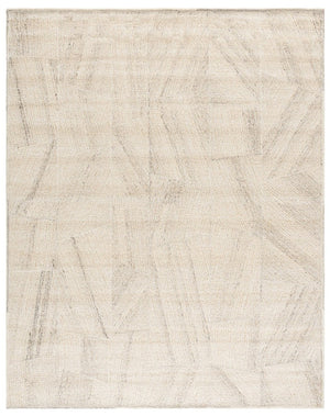 Safavieh Abstract Hand-Tufted Wool Viscose Runner Rug for Hallways and Entryways Beige Grey 8'-0" x 10'-0" ABT344B-8