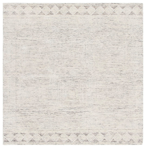 Safavieh Abstract 349 Hand Tufted Bohemian Rug Ivory / Grey Wool