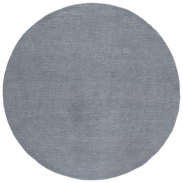 Safavieh Abstract Hand-Tufted Grey Denim Wool-Cotton Rug — Scandinavian Minimalist Texture, Durable Comfort 6'-0" x 9'-0" ABT361L-6