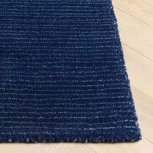 Safavieh Abstract Hand Tufted Wool Runner Rug Navy Blue Plush Pile Hallway Entryway Accent ABT361N-28
