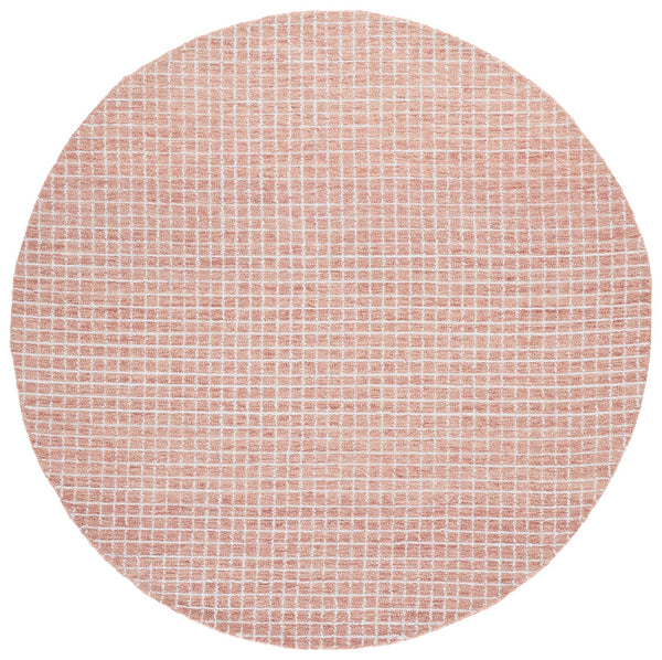 Safavieh Abstract Hand-Tufted Ivory & Blush Area Rug — Soft Low-Profile Pile, Fade-Resistant, Elegant Design 9'-0" x 12'-0" ABT362U-9