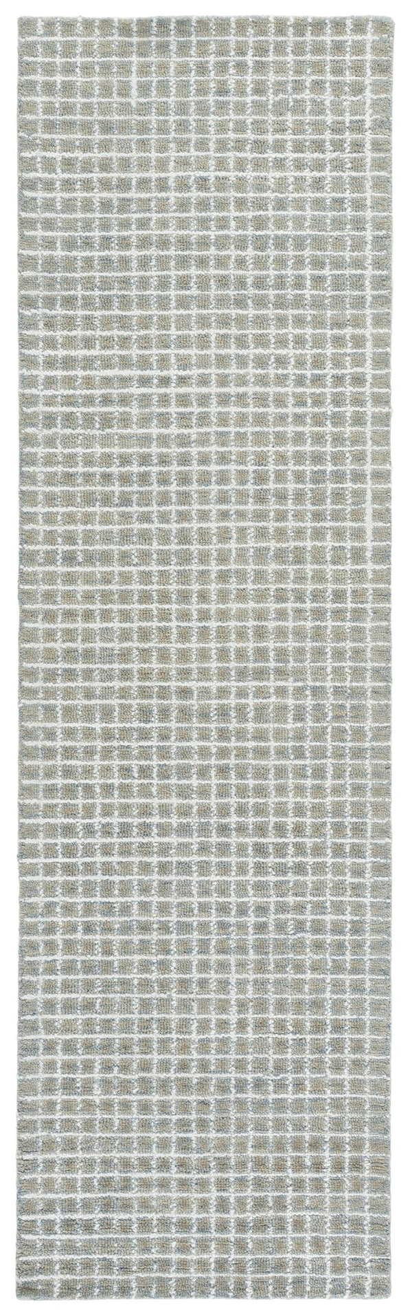 Safavieh Abstract Hand-Tufted Ivory Sage Area Rug — Subtle Geometric Design, Low 3/8" Pile, Durable Soft Feel 9'-0" x 12'-0" ABT362W-9