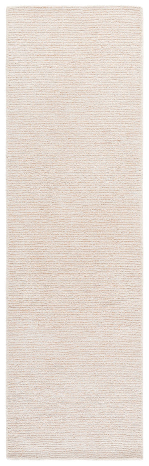 Safavieh Abstract Ivory-Beige Runner Rug — Hand-Tufted Polyester-Cotton Blend, Low-Profile 3/8" Pile, Durable Elegance 2'-3" x 8'-0" ABT363A-28