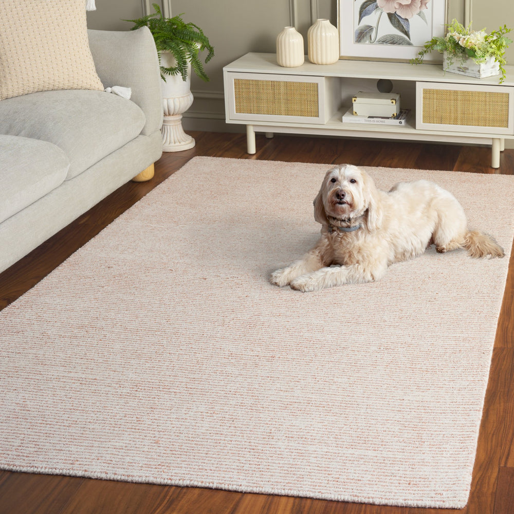 Safavieh Abstract Ivory-Beige Runner Rug — Hand-Tufted Polyester-Cotton Blend, Low-Profile 3/8" Pile, Durable Elegance 2'-3" x 8'-0" ABT363A-28
