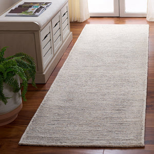 Safavieh Abstract Silver Taupe Hand-Tufted Area Rug — Low-Profile 3/8" Pile, Durable Polyester-Cotton Blend, Timeless Abstract Elegance 9'-0" x 12'-0" ABT363C-9