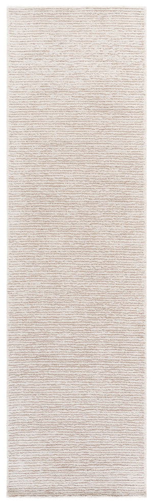 Safavieh Abstract Hand-Tufted Ivory Taupe Runner Rug — Plush Polyester-Cotton Blend, Durable Low-Profile Pile For Halls 2'-3" x 8'-0" ABT363E-28