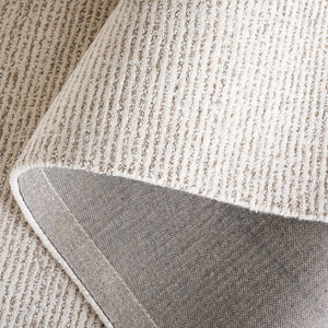 Safavieh Abstract Hand-Tufted Ivory Taupe Runner Rug — Plush Polyester-Cotton Blend, Durable Low-Profile Pile For Halls 2'-3" x 8'-0" ABT363E-28