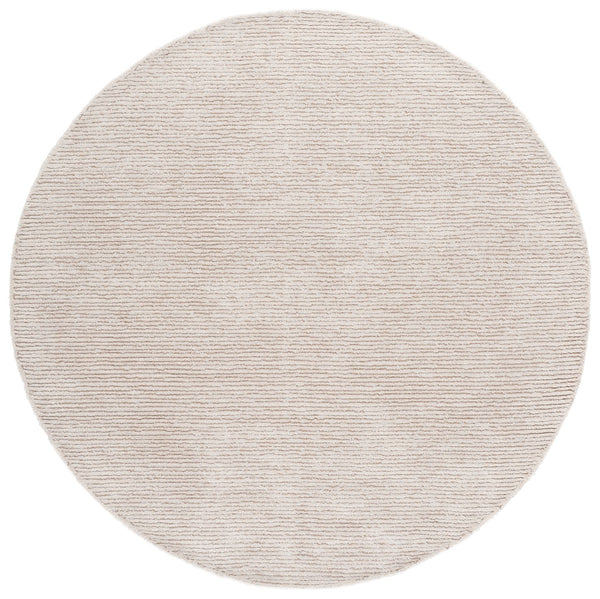 Safavieh Abstract Hand-Tufted Ivory Taupe Runner Rug — Plush Polyester-Cotton Blend, Durable Low-Profile Pile For Halls 2'-3" x 8'-0" ABT363E-28