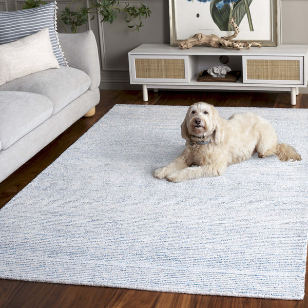 Safavieh Abstract Hand-Tufted Blue Grey Area Rug — Soothing Abstract Design, Durable Polyester-Cotton Blend, 3X5 3'-0" x 5'-0" ABT363F-3
