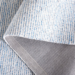 Safavieh Abstract Blue Grey Hand-Tufted Runner Rug — Modern Abstract Design, Low 3/8" Pile, Durable Polyester-Cotton Blend 2'-3" x 8'-0" ABT363F-28