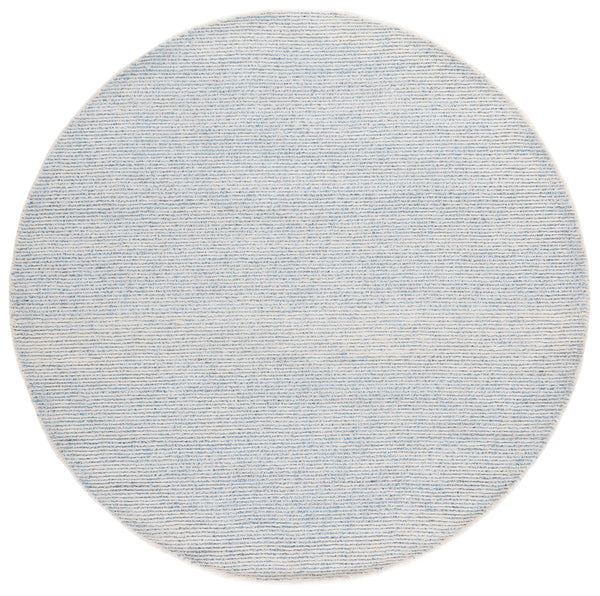 Safavieh Abstract Hand-Tufted Blue Grey Area Rug — Subtle Abstract Design, Durable Polyester-Cotton Blend, Low-Profile Plush 6'-0" x 6'-0" ABT363F-6SQ