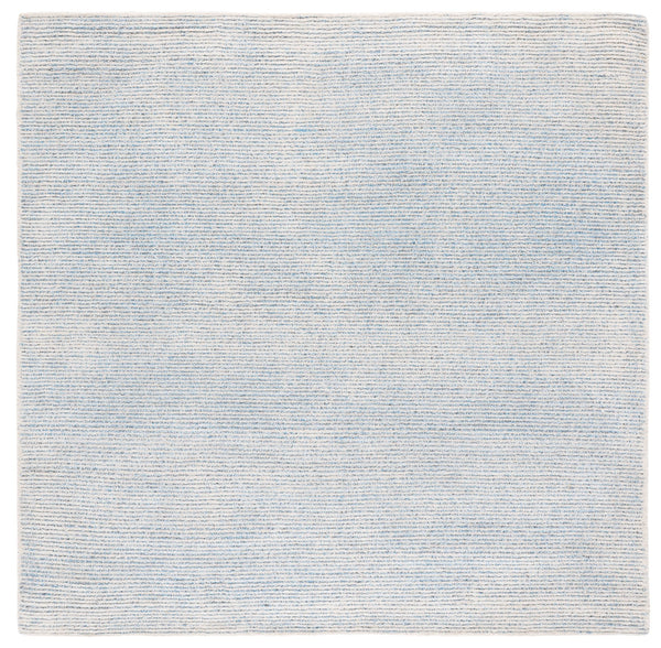 Safavieh Abstract Hand-Tufted Blue Grey Area Rug — Subtle Abstract Design, Durable Polyester-Cotton Blend, Low-Profile Plush 6'-0" x 6'-0" ABT363F-6SQ