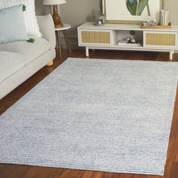 Safavieh Abstract Hand-Tufted Blue Black Area Rug — Low 3/8" Pile, Modern Tonal Depth For Living Rooms 9'-0" x 12'-0" ABT363L-9