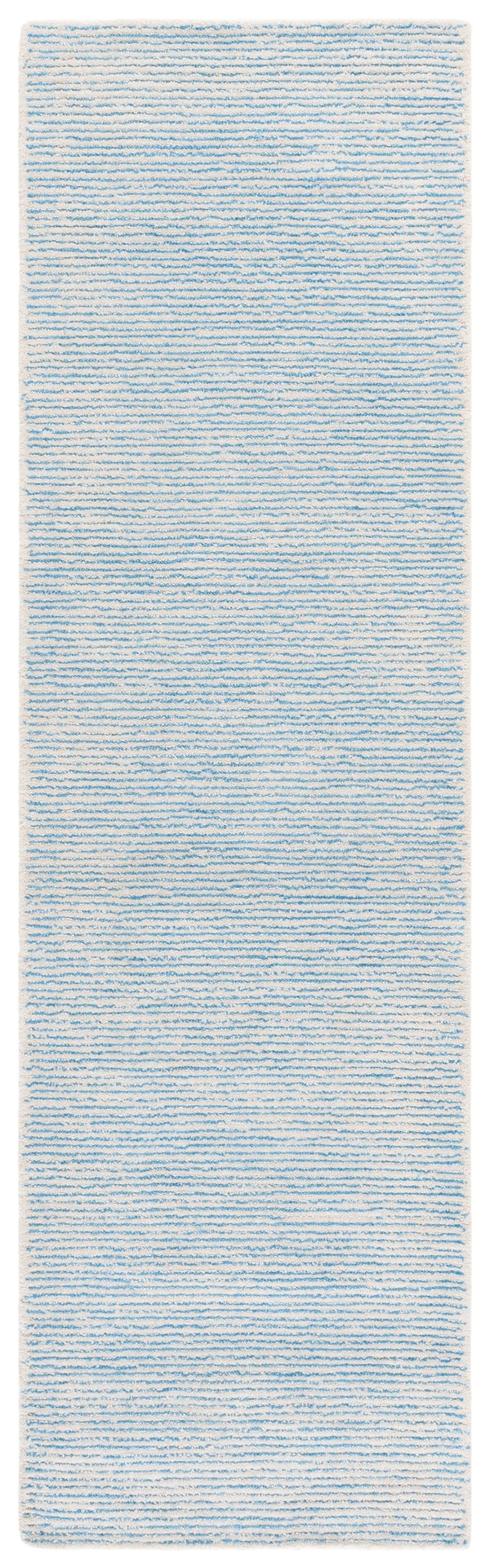 Safavieh Abstract Hand-Tufted Ivory And Blue Area Rug — Soft Durable Polyester-Cotton Blend, Subtle Abstract Elegance 5'-0" x 8'-0" ABT363M-5