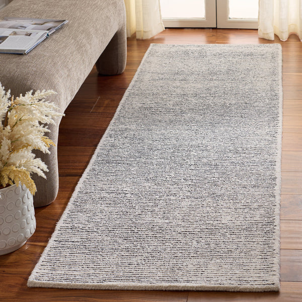 Safavieh Abstract Hand-Tufted Ivory & Black Rug — Low-Profile 3/8" Pile, Durable Polyester-Cotton Blend, Modern Appeal 5'-0" x 8'-0" ABT363Z-5