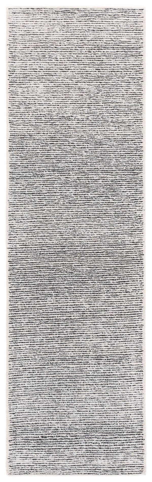 Safavieh Abstract Ivory Black Hand-Tufted Area Rug — Low 3/8" Pile, Polyester-Cotton Blend, Modern Abstract Elegance 3'-0" x 5'-0" ABT363Z-3