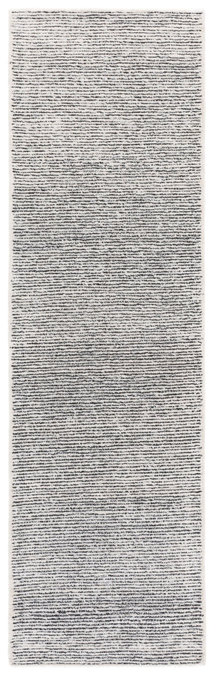Safavieh Abstract Hand-Tufted Ivory & Black Rug — Low-Profile 3/8" Pile, Durable Polyester-Cotton Blend, Modern Appeal 5'-0" x 8'-0" ABT363Z-5