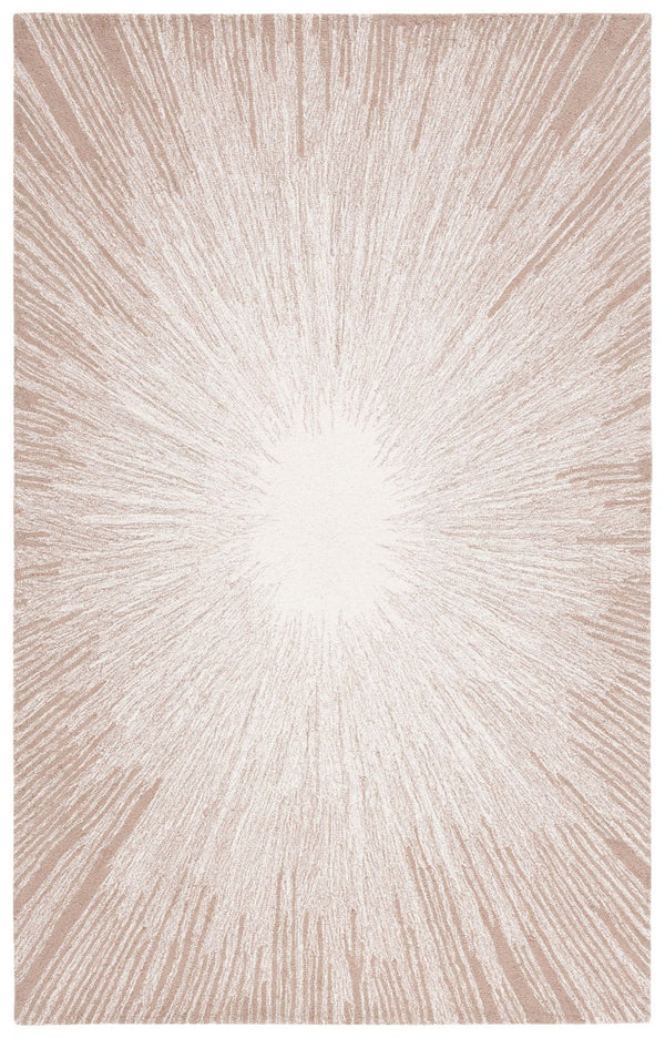 Safavieh Abstract 375 ABT375 Hand Tufted Modern Rug Ivory / Dark Beig ABT375B-8