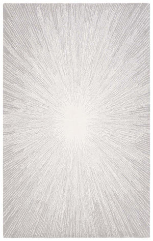 Safavieh Abstract 375 ABT375 Hand Tufted Modern Rug Ivory / Silver ABT375G-8
