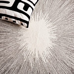 Safavieh Abstract 375 ABT375 Hand Tufted Modern Rug Ivory / Charcoal ABT375H-8