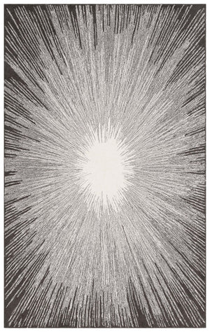 Safavieh Abstract 375 ABT375 Hand Tufted Modern Rug Ivory / Charcoal ABT375H-8