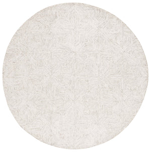 Safavieh Abstract Hand-tufted Area Rug In Elegant Design, Crafted From Wool And Cotton For Timeless Comfort Grey ,Ivory 80% Wool,20% Cotton Abt425f-4r