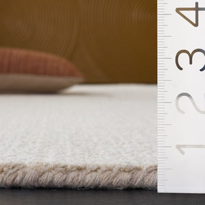 Safavieh Abstract Hand Tufted Wool Runner Rug Neutral Beige Ivory for Hallways and Entryways ABT455B-28
