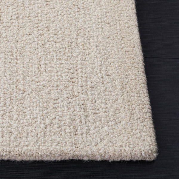 Safavieh Abstract Hand Tufted Wool Rug in Neutral Beige Ivory for Living or Bedroom Spaces ABT455B-6SQ