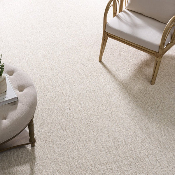 Safavieh Abstract Hand Tufted Wool Cotton Rug in Warm Beige Ivory for Living or Dining Rooms ABT455B-9