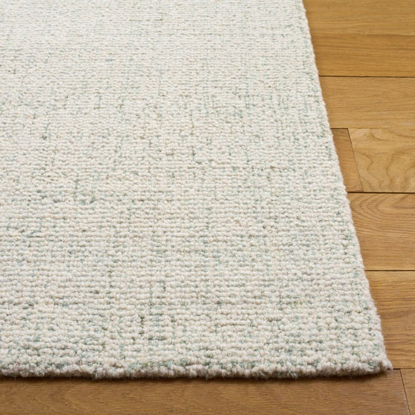 Safavieh Abstract Hand Tufted Wool Runner Rug Sage Ivory Soft Hallway Entryway Accent ABT455X-28