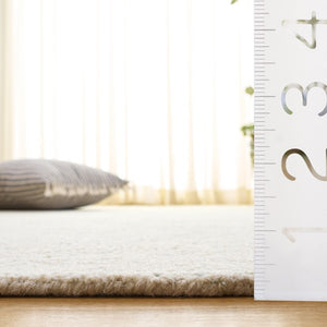 Safavieh Abstract Hand Tufted Wool Cotton Rug in Sage Ivory for Living Room or Bedroom ABT455X-4