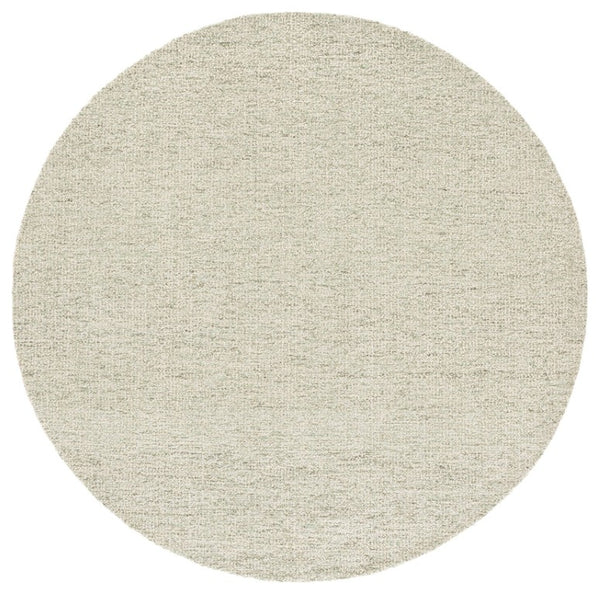 Safavieh Abstract Hand Tufted Wool Cotton Round Rug in Sage Ivory for Living or Dining Rooms ABT455X-6R
