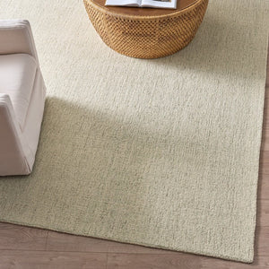 Safavieh Abstract Hand Tufted Wool Blend Area Rug in Sage and Ivory for Living or Dining Rooms ABT455X-9