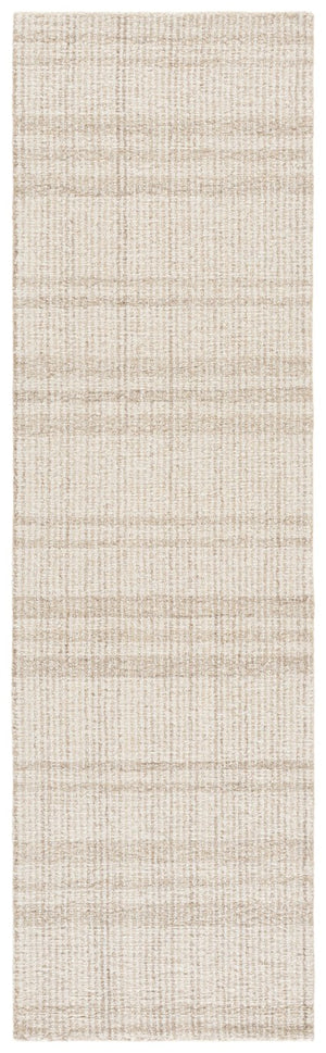 Safavieh Abstract Hand Tufted Wool Blend Runner Rug for Hallways Entryways in Beige Ivory ABT456B-28