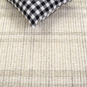 Safavieh Abstract Hand Tufted Wool Blend Runner Rug for Hallways Entryways in Beige Ivory ABT456B-28