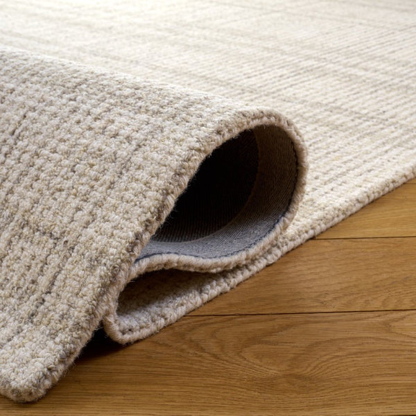 Safavieh Abstract Hand Tufted Wool Rug Neutral Beige Ivory Solid Pile for Living Room ABT456B-5