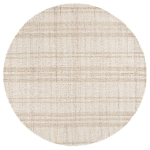 Safavieh Abstract Hand Tufted Wool Cotton Round Rug Plush Neutral Tone for Living Room ABT456B-6R