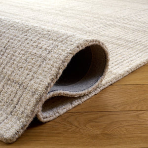 Safavieh Abstract Hand Tufted Wool Rug in Warm Beige Ivory Neutral Tone for Living Rooms ABT456B-6