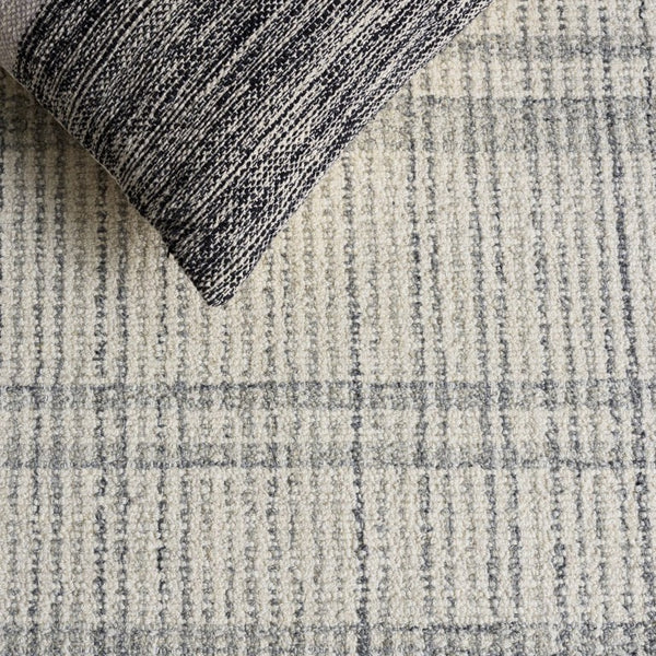 Safavieh Abstract Hand Tufted Wool Blend Area Rug Grey Ivory Neutral Pile for Living Room ABT456F-5