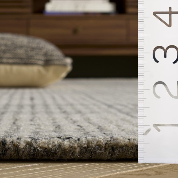Safavieh Abstract Hand Tufted Wool Cotton Area Rug Neutral Grey Ivory Artisan Living Room Floor ABT456F-6