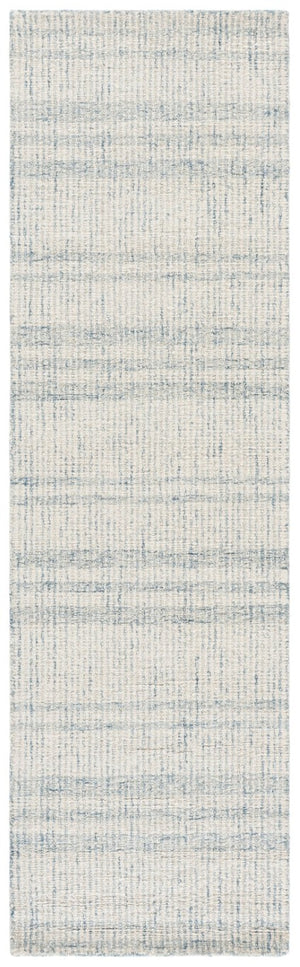 Safavieh Abstract Hand Tufted Wool Runner Rug Blue Ivory Artisan Hallway Entryway Accent ABT456M-28
