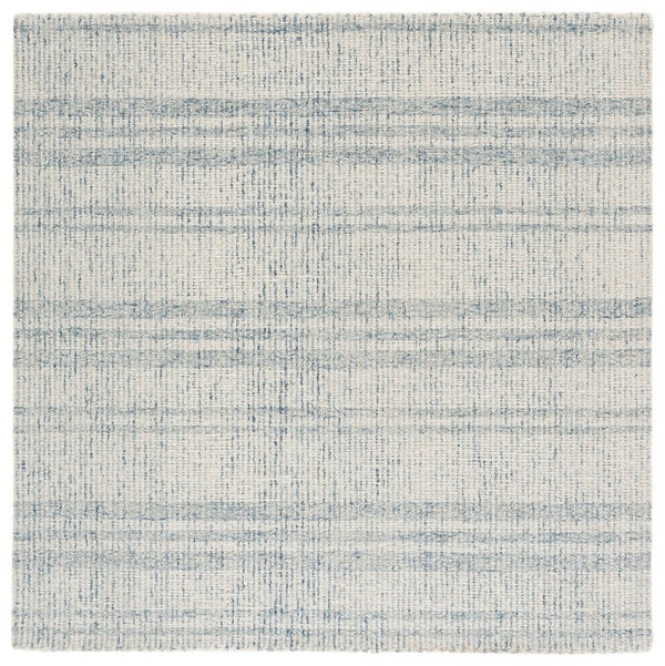 Safavieh Abstract Hand Tufted Wool Cotton Rug Soft Blue Ivory Artisan Woven Living Room ABT456M-6SQ