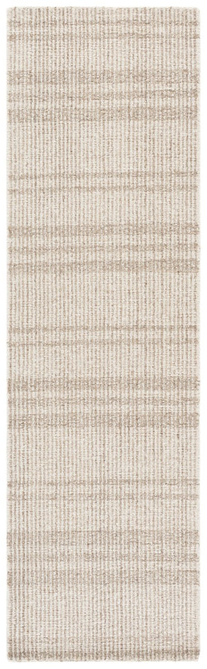 Safavieh Abstract Hand Tufted Wool Runner Rug Brown Ivory Artisan Hallway Entryway Accent ABT456T-28
