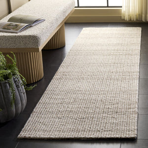 Safavieh Abstract Hand Tufted Wool Runner Rug Brown Ivory Artisan Hallway Entryway Accent ABT456T-28