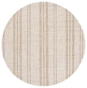 Safavieh Abstract Hand Tufted Wool Round Rug Warm Neutral Tones for Living Room Bedroom ABT456T-6R